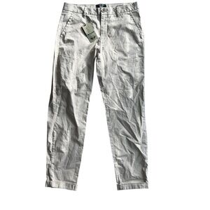 New Dockers Women’s Beige Button-Fly Slim- Ankle Weekend Chinos Size 27